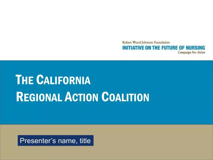 the california regional action coalition