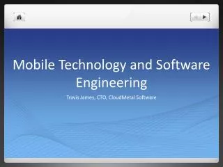 Mobile Technology and Software Engineering