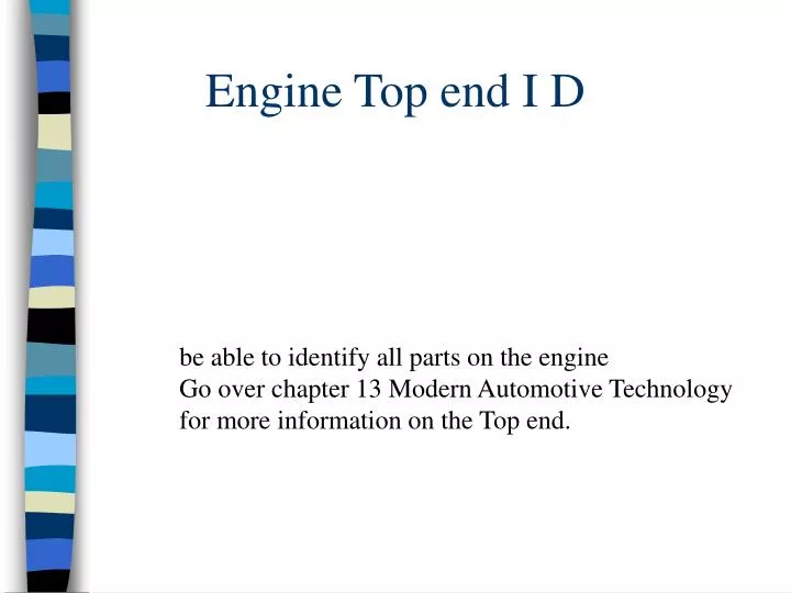 engine top end i d