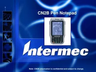 CN2B Pen Notepad