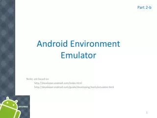 android environment emulator