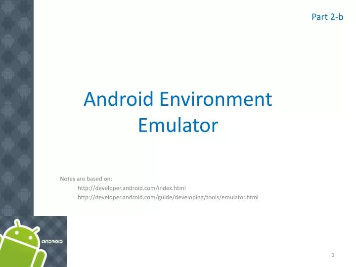 android environment emulator