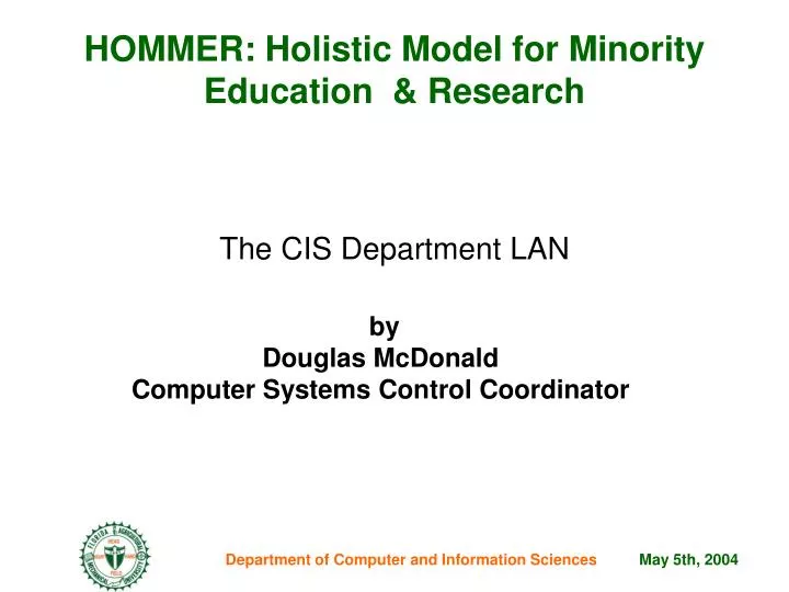 hommer holistic model for minority education research