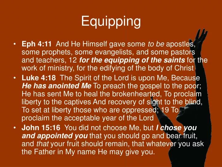 equipping