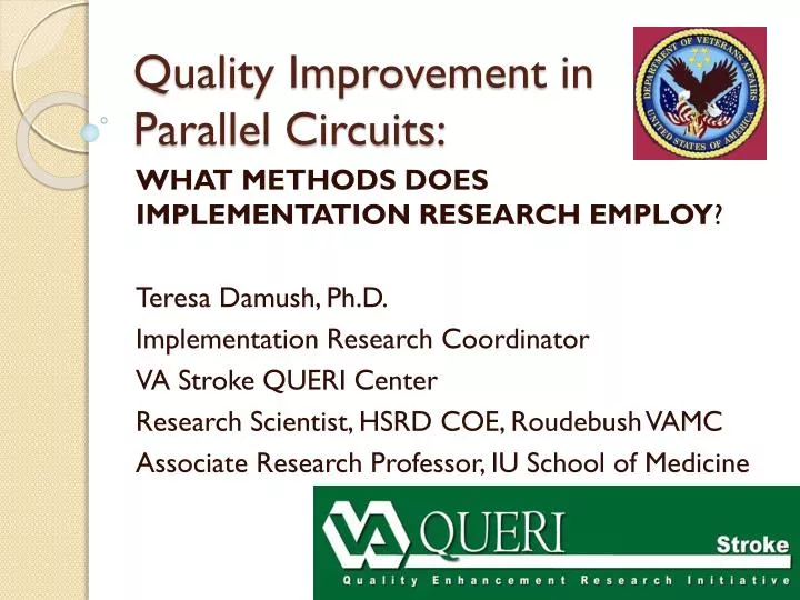 quality improvement in parallel circuits