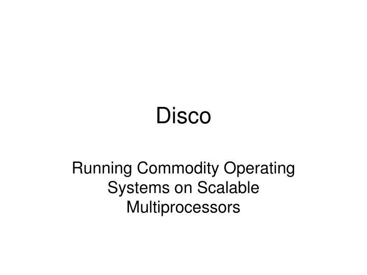 disco