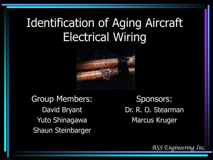 identification of aging aircraft electrical wiring