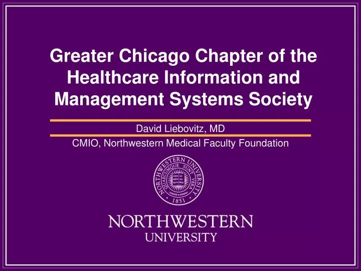 greater chicago chapter of the healthcare information and management systems society