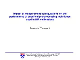 Impact of measurement configurations on the performance of empirical pre-processing techniques used in NIR calibrations