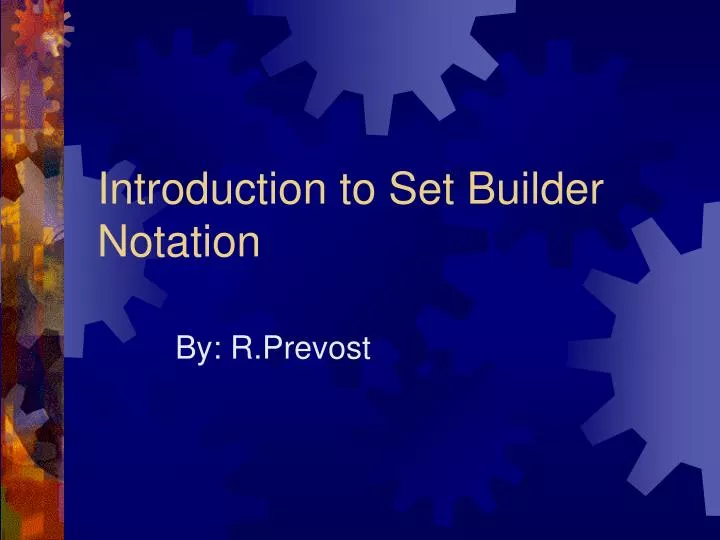introduction to set builder notation