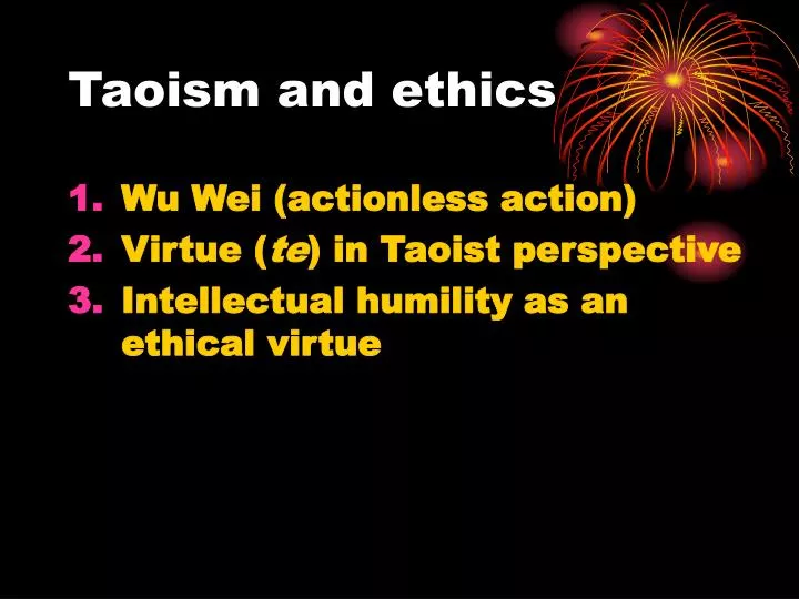 taoism and ethics