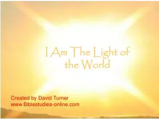 I Am The Light of the World