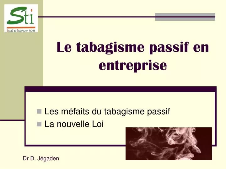 le tabagisme passif en entreprise