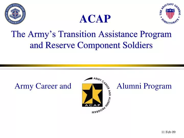 the army s transition assistance program and reserve component soldiers