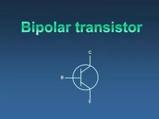 Bipolar transistor