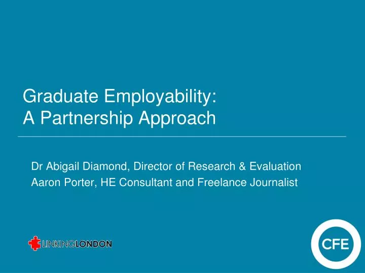 graduate employability a partnership approach
