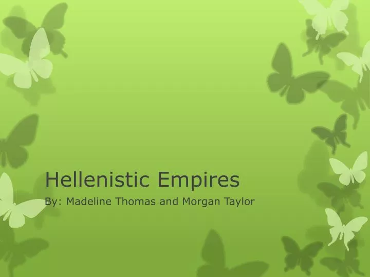 hellenistic empires