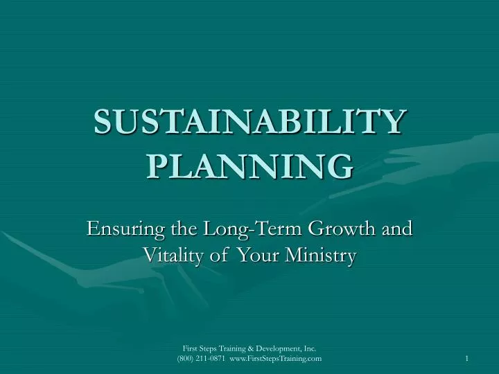 sustainability planning