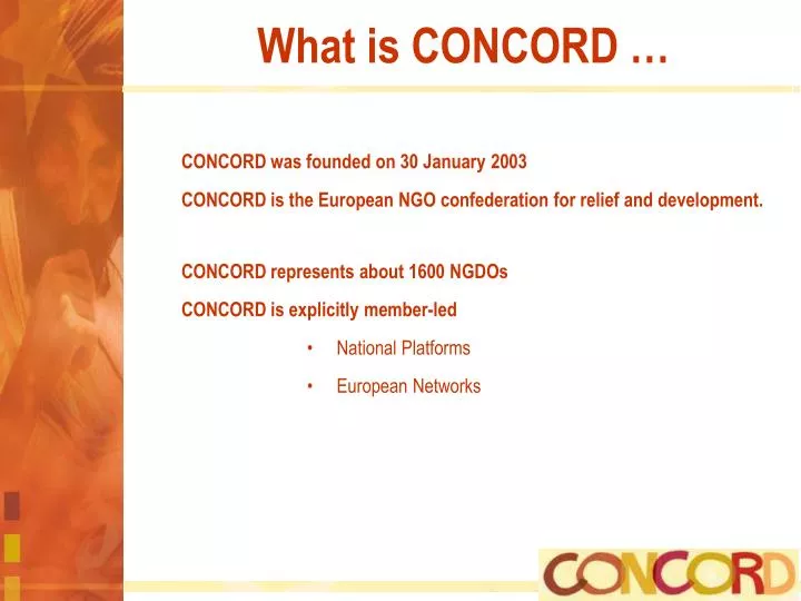 what is concord