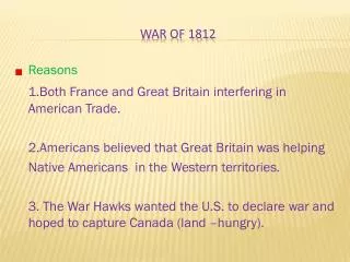 War of 1812