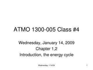 ATMO 1300-005 Class #4