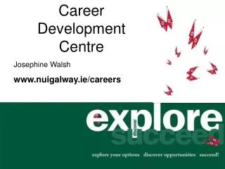 Career Development Centre Josephine Walsh www.nuigalway.ie/careers
