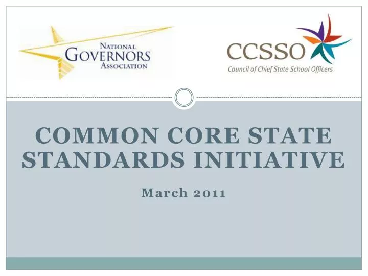 common core state standards initiative march 2011