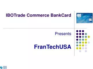 IBOTrade Commerce BankCard