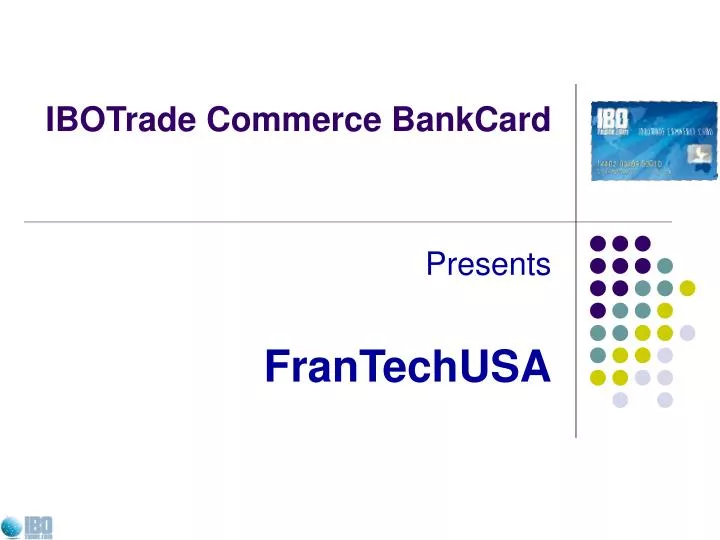 ibotrade commerce bankcard