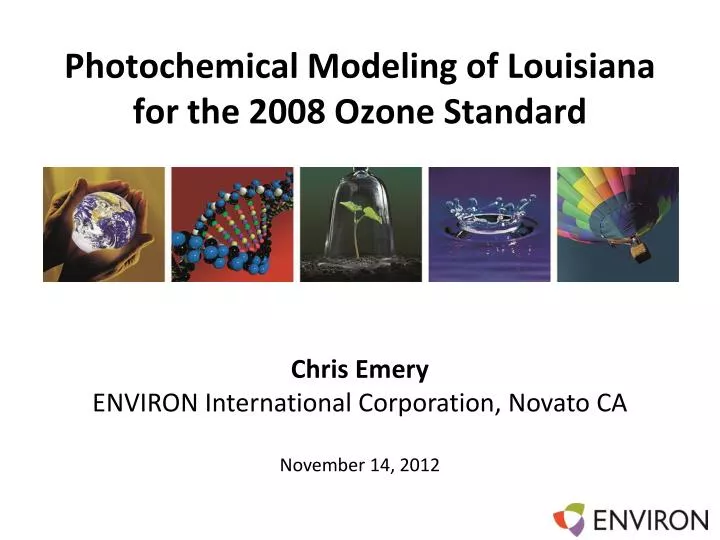 photochemical modeling of louisiana for the 2008 ozone standard