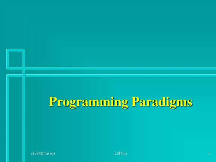 programming paradigms