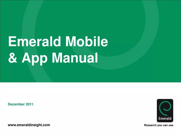 emerald app download