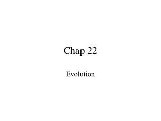 Chap 22