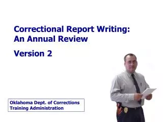 Correctional Report Writing: An Annual Review Version 2