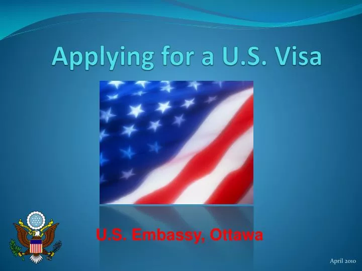 applying for a u s visa