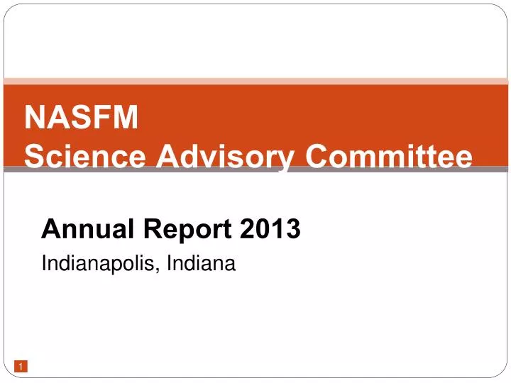 nasfm science advisory committee