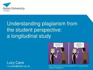 Understanding plagiarism from the student perspective: a longitudinal study