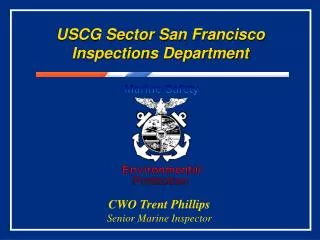 USCG Sector San Francisco Inspections Department