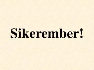 sikerember