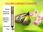 COLUMN CHROMATOGRAPHY - slide 1