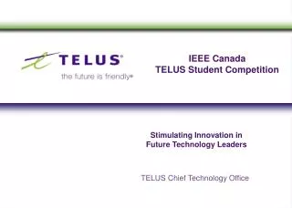 IEEE Canada TELUS Student Competition