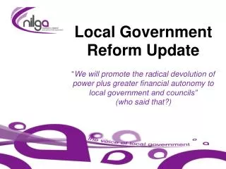 Current Reform Issues