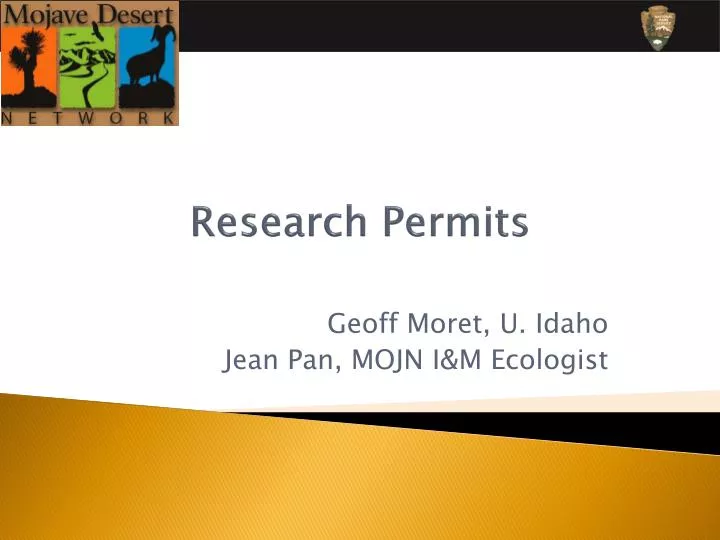 research permits