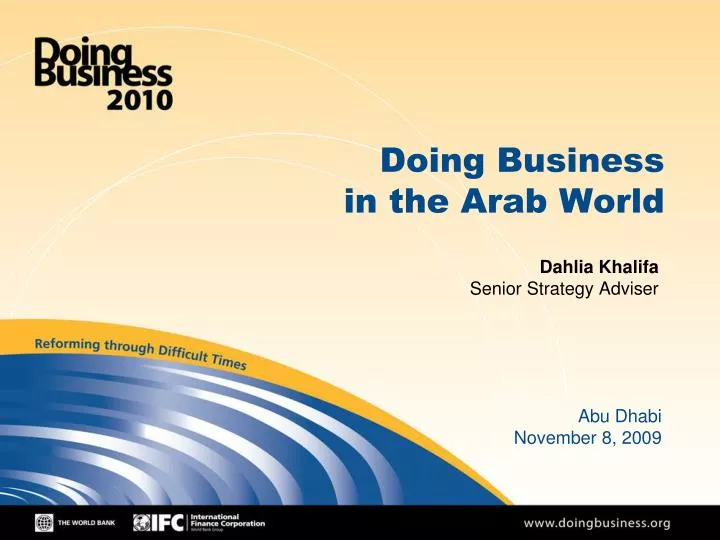 doing business in the arab world
