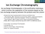 Ion Exchange Chromatography - slide 1