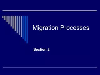 Migration Processes