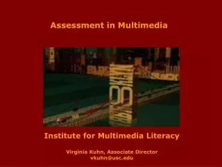 Assessment in Multimedia