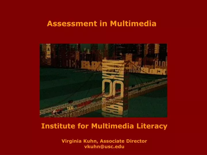 assessment in multimedia