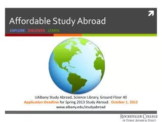 Affordable Study Abroad
