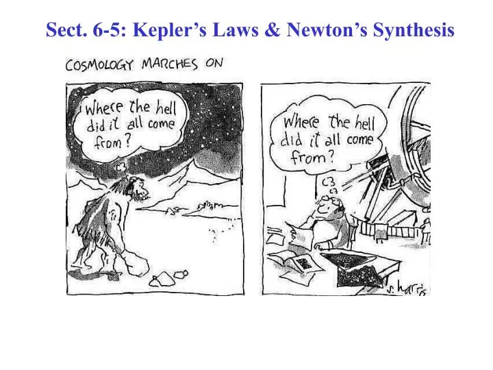 sect 6 5 kepler s laws newton s synthesis